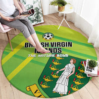 British Virgin Islands Football Round Carpet Come On The Nature Boys