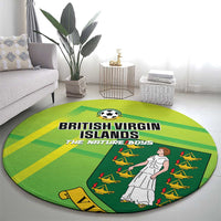 British Virgin Islands Football Round Carpet Come On The Nature Boys
