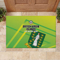 British Virgin Islands Football Rubber Doormat Come On The Nature Boys