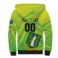 Custom British Virgin Islands Football Sherpa Hoodie Come On The Nature Boys