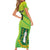 Custom British Virgin Islands Football Short Sleeve Bodycon Dress Come On The Nature Boys