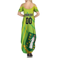 Custom British Virgin Islands Football Summer Maxi Dress Come On The Nature Boys