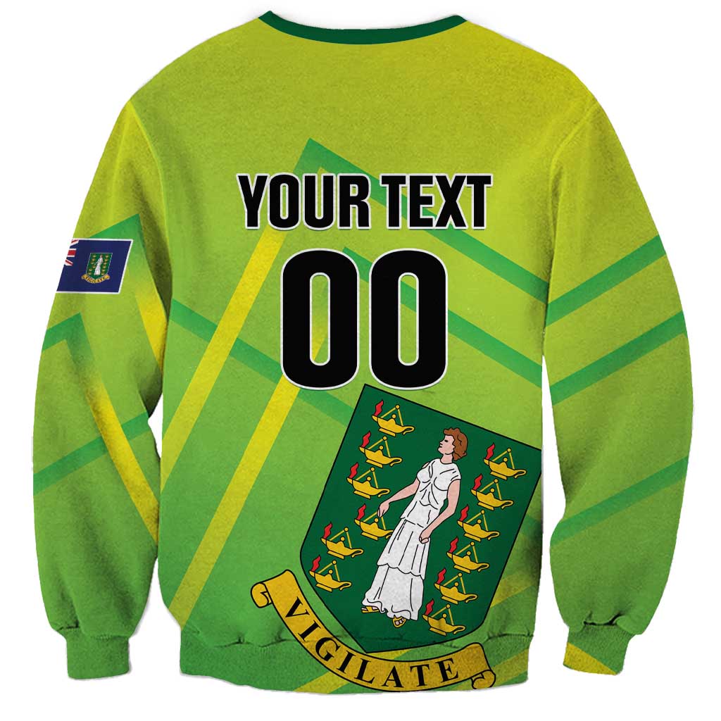 Custom British Virgin Islands Football Sweatshirt Come On The Nature Boys
