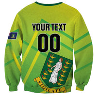 Custom British Virgin Islands Football Sweatshirt Come On The Nature Boys
