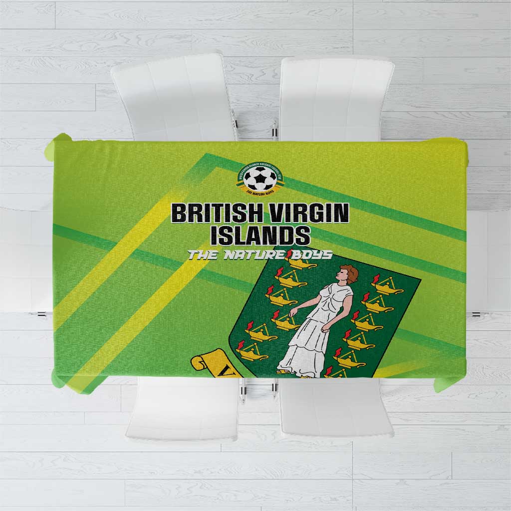 British Virgin Islands Football Tablecloth Come On The Nature Boys