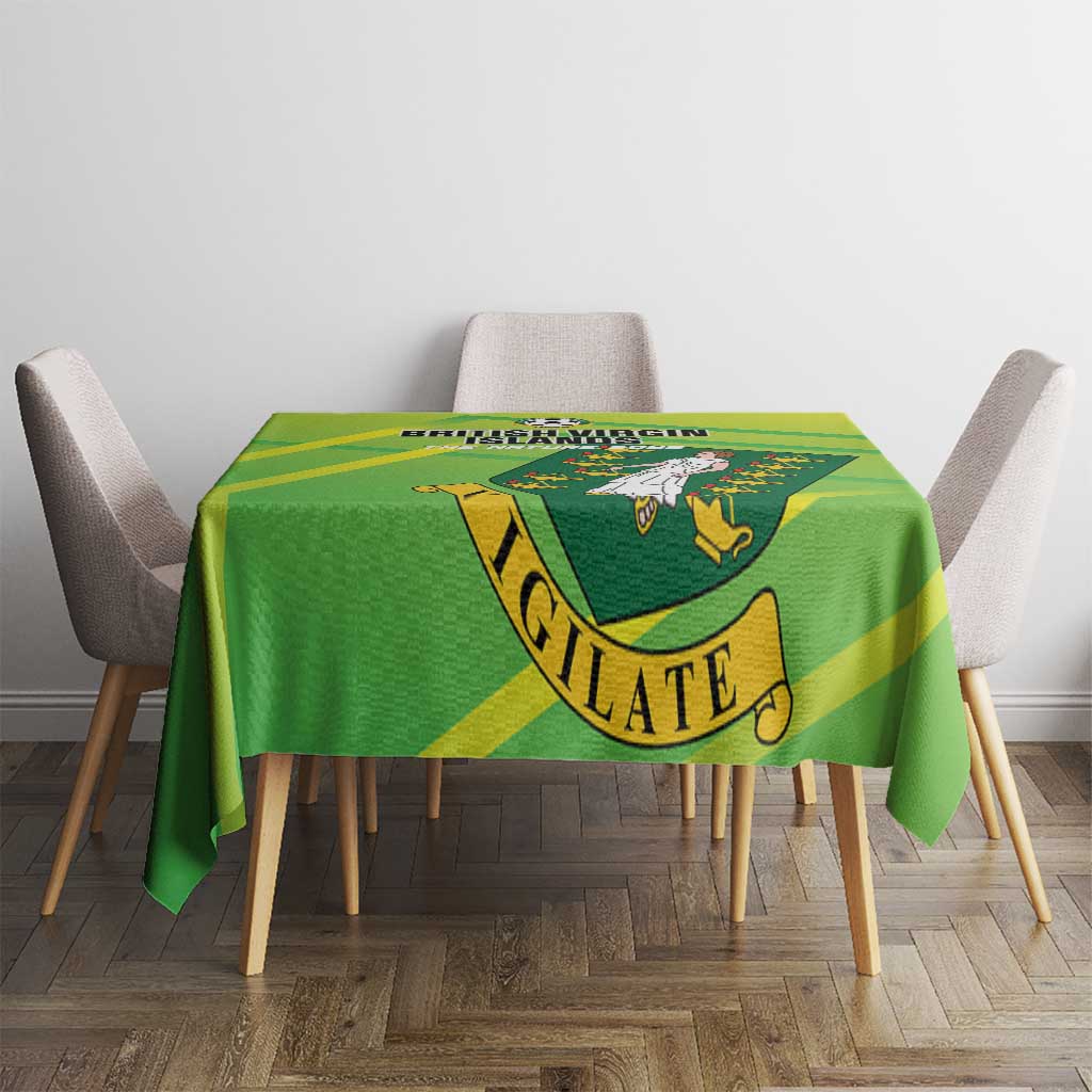 British Virgin Islands Football Tablecloth Come On The Nature Boys