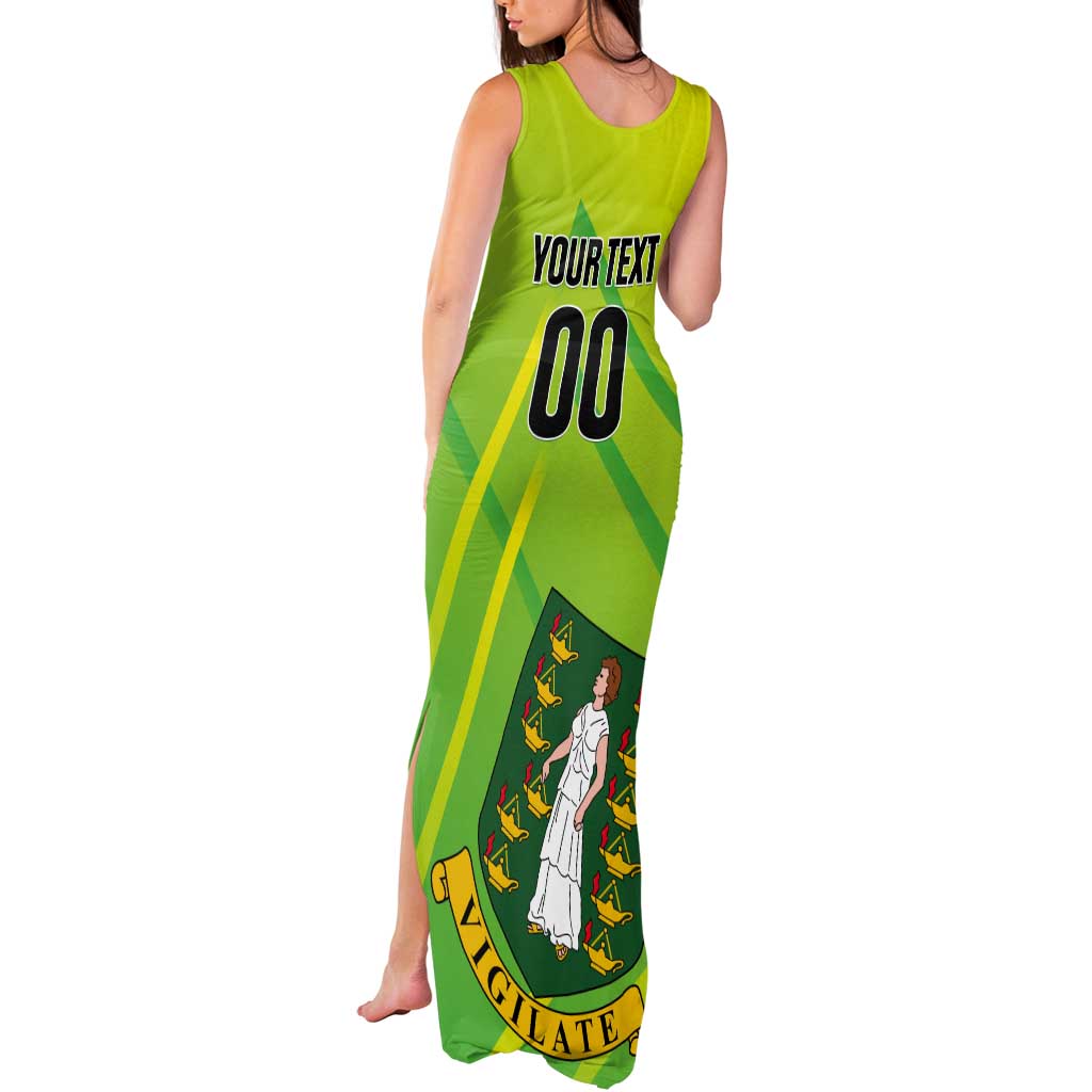 Custom British Virgin Islands Football Tank Maxi Dress Come On The Nature Boys