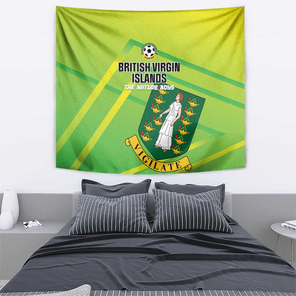 British Virgin Islands Football Tapestry Come On The Nature Boys
