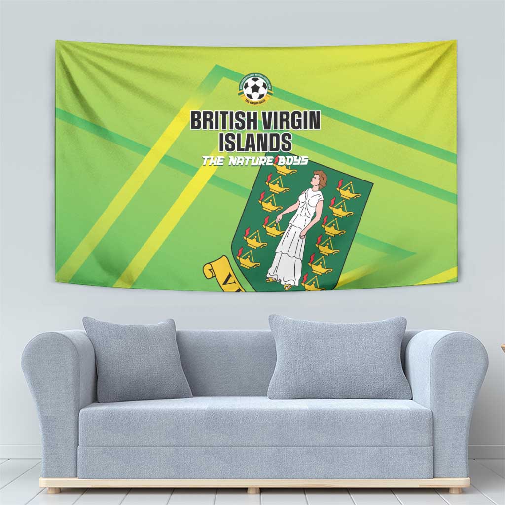 British Virgin Islands Football Tapestry Come On The Nature Boys