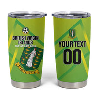 Custom British Virgin Islands Football Tumbler Cup Come On The Nature Boys
