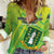Custom British Virgin Islands Football Women Casual Shirt Come On The Nature Boys