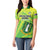 Custom British Virgin Islands Football Women Polo Shirt Come On The Nature Boys