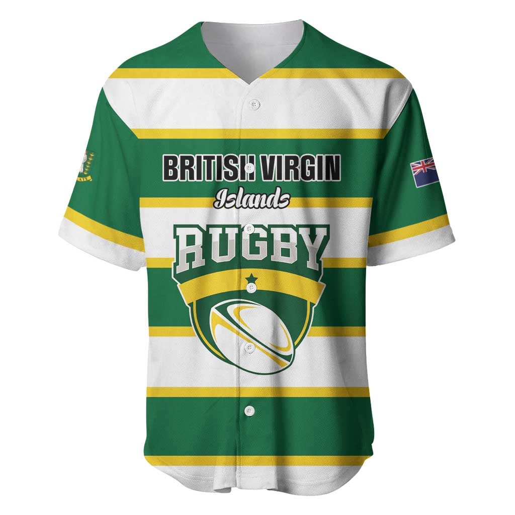 Custom British Virgin Islands Rugby Baseball Jersey Team BVI Go Champions