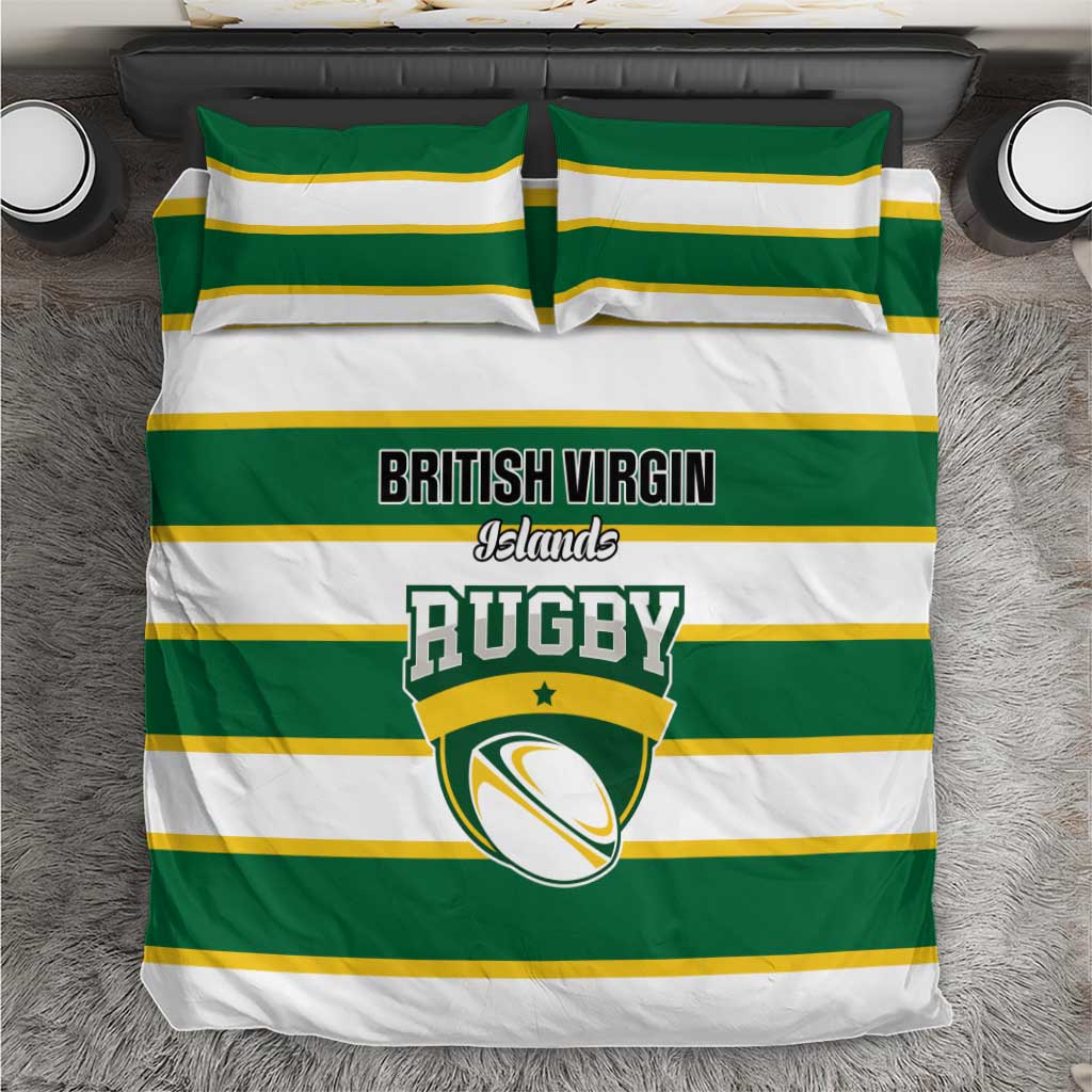 British Virgin Islands Rugby Bedding Set Team BVI Go Champions