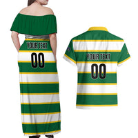 Custom British Virgin Islands Rugby Couples Matching Off Shoulder Maxi Dress and Hawaiian Shirt Team BVI Go Champions
