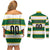 Custom British Virgin Islands Rugby Couples Matching Off Shoulder Short Dress and Long Sleeve Button Shirt Team BVI Go Champions