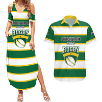 Custom British Virgin Islands Rugby Couples Matching Summer Maxi Dress and Hawaiian Shirt Team BVI Go Champions