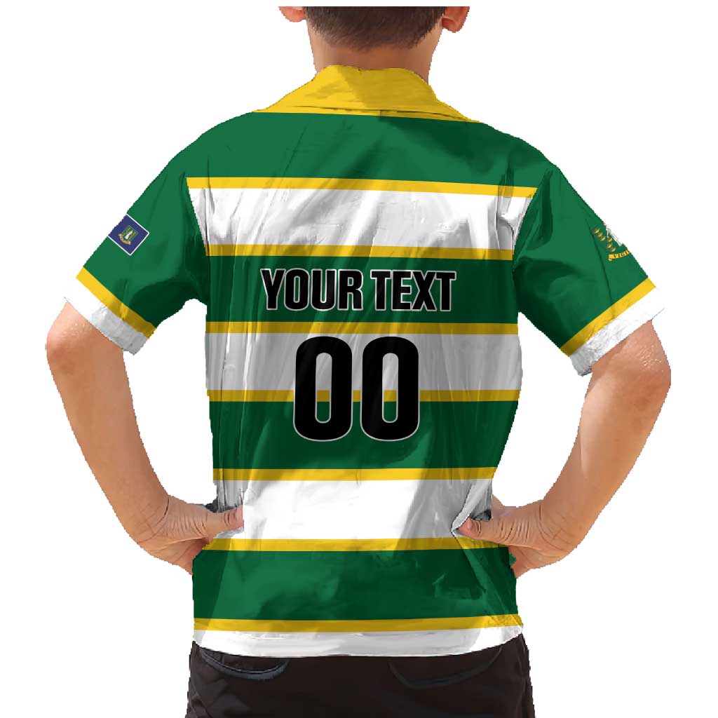 Custom British Virgin Islands Rugby Family Matching Mermaid Dress and Hawaiian Shirt Team BVI Go Champions