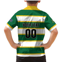 Custom British Virgin Islands Rugby Family Matching Mermaid Dress and Hawaiian Shirt Team BVI Go Champions