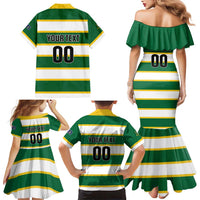 Custom British Virgin Islands Rugby Family Matching Mermaid Dress and Hawaiian Shirt Team BVI Go Champions