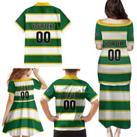 Custom British Virgin Islands Rugby Family Matching Puletasi and Hawaiian Shirt Team BVI Go Champions