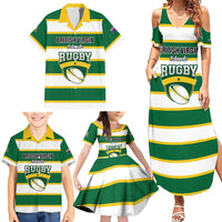 Custom British Virgin Islands Rugby Family Matching Summer Maxi Dress and Hawaiian Shirt Team BVI Go Champions