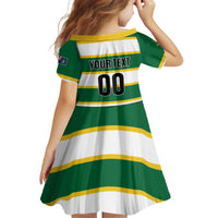 Custom British Virgin Islands Rugby Kid Short Sleeve Dress Team BVI Go Champions