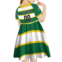 Custom British Virgin Islands Rugby Kid Short Sleeve Dress Team BVI Go Champions