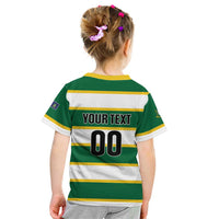 Custom British Virgin Islands Rugby Kid T Shirt Team BVI Go Champions