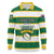 Custom British Virgin Islands Rugby Long Sleeve Polo Shirt Team BVI Go Champions