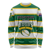 Custom British Virgin Islands Rugby Long Sleeve Shirt Team BVI Go Champions