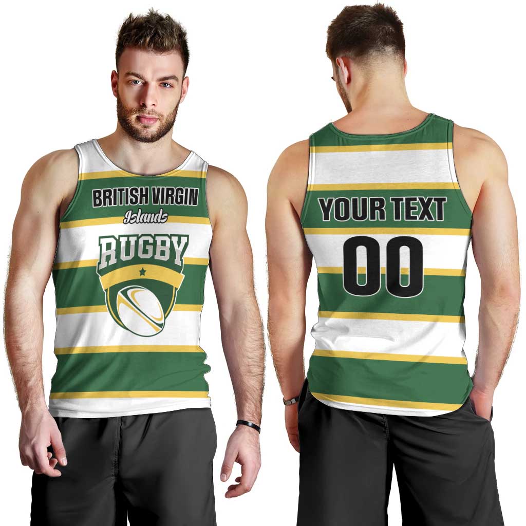Custom British Virgin Islands Rugby Men Tank Top Team BVI Go Champions
