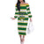 Custom British Virgin Islands Rugby Off The Shoulder Long Sleeve Dress Team BVI Go Champions