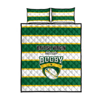 British Virgin Islands Rugby Quilt Bed Set Team BVI Go Champions