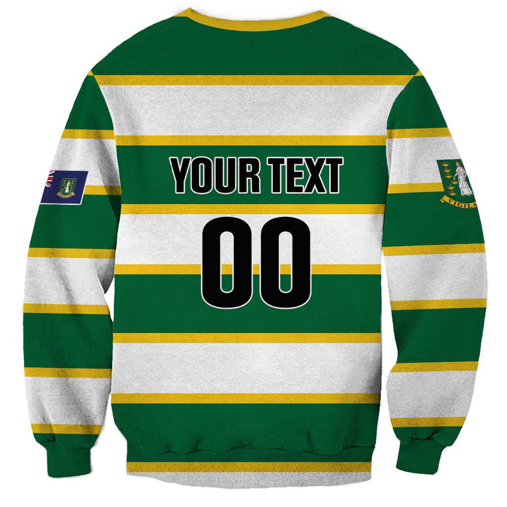 Custom British Virgin Islands Rugby Sweatshirt Team BVI Go Champions