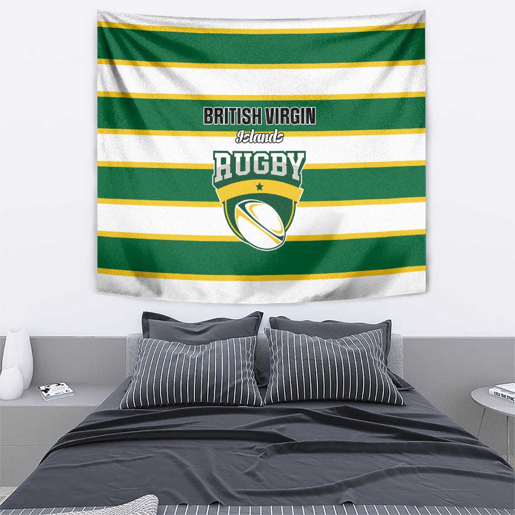 British Virgin Islands Rugby Tapestry Team BVI Go Champions