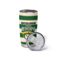 Custom British Virgin Islands Rugby Tumbler Cup Team BVI Go Champions