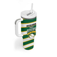 Custom British Virgin Islands Rugby Tumbler With Handle Team BVI Go Champions