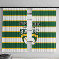 British Virgin Islands Rugby Window Curtain Team BVI Go Champions