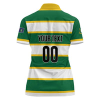 Custom British Virgin Islands Rugby Women Polo Shirt Team BVI Go Champions