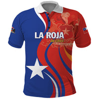 Personalized Chile 2024 Football Polo Shirt Concurso La Roja - Wonder Print Shop