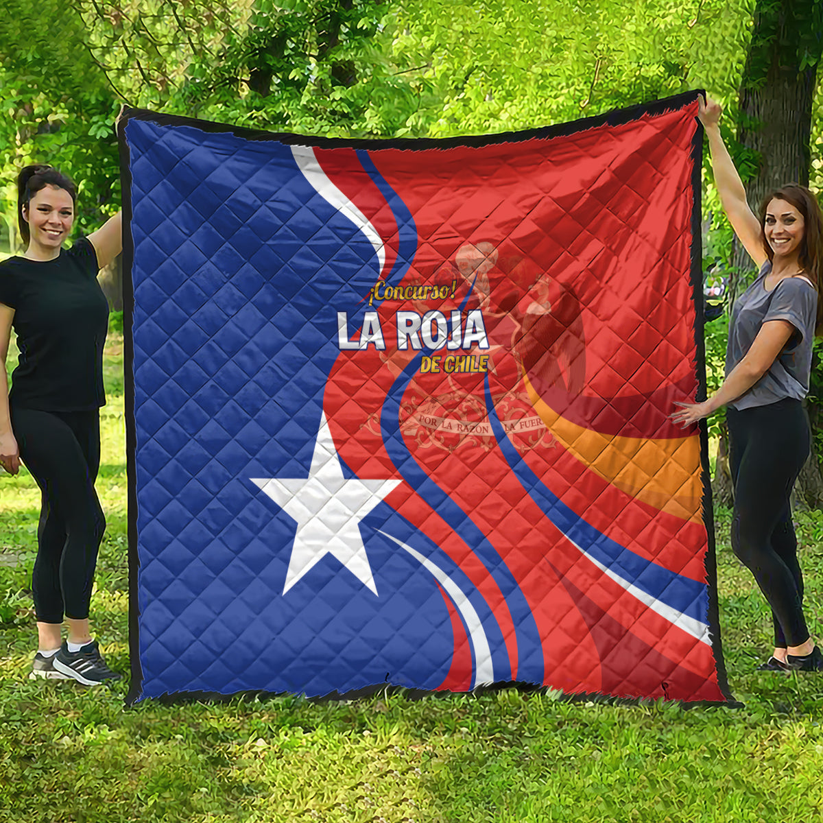 Chile 2024 Football Quilt Concurso La Roja - Wonder Print Shop