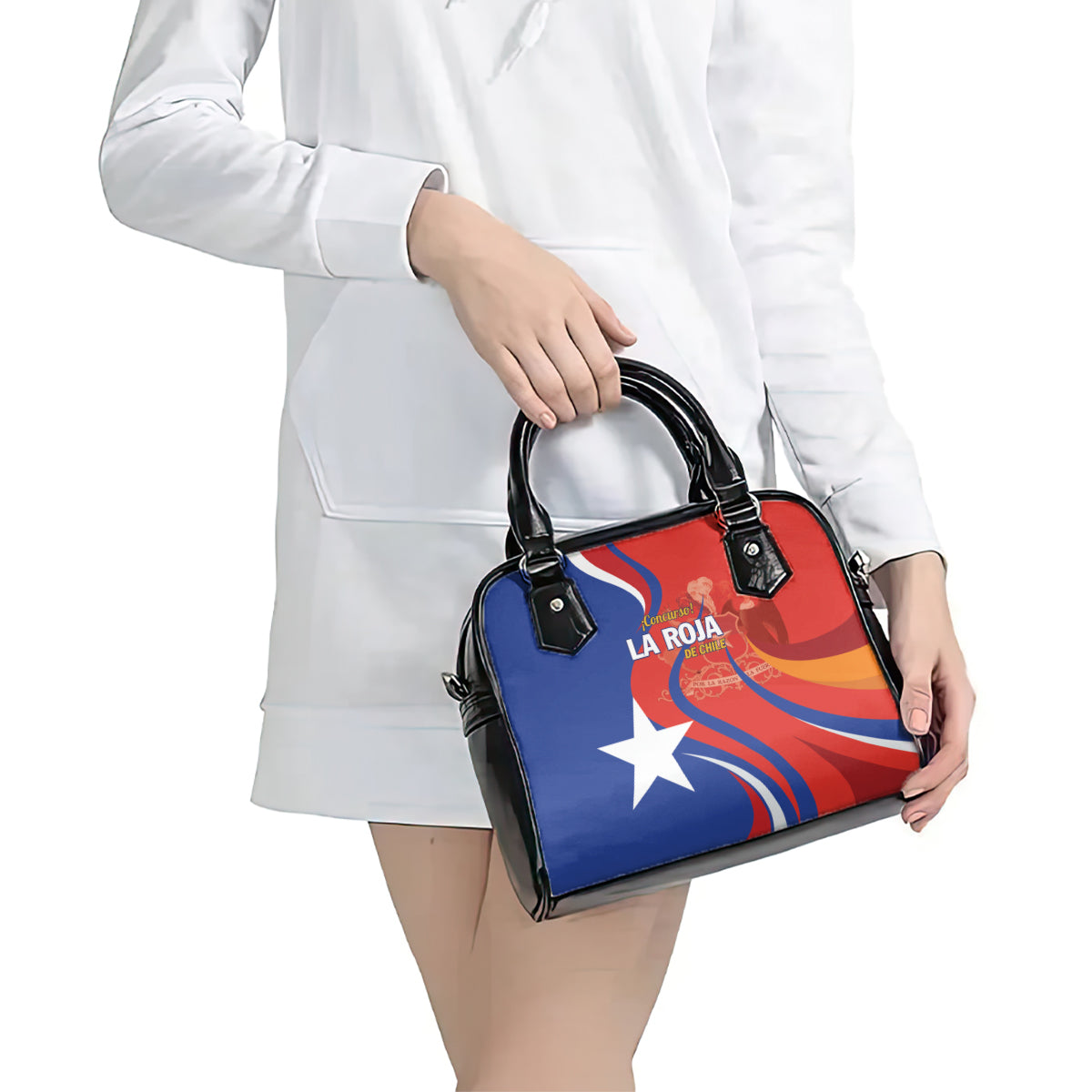 Chile 2024 Football Shoulder Handbag Concurso La Roja