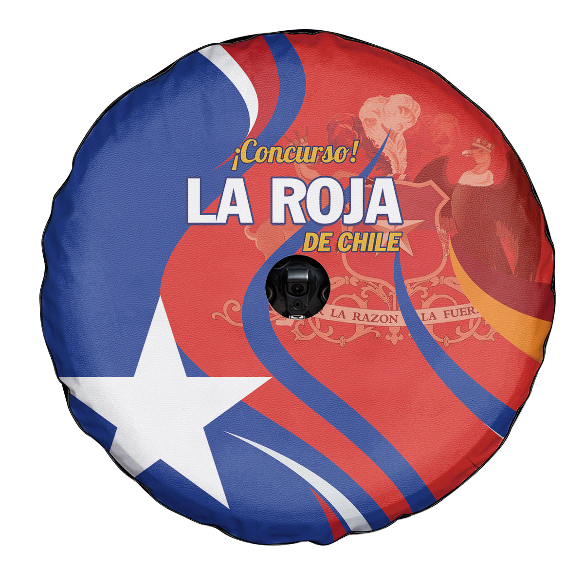 Chile 2024 Football Spare Tire Cover Concurso La Roja - Wonder Print Shop