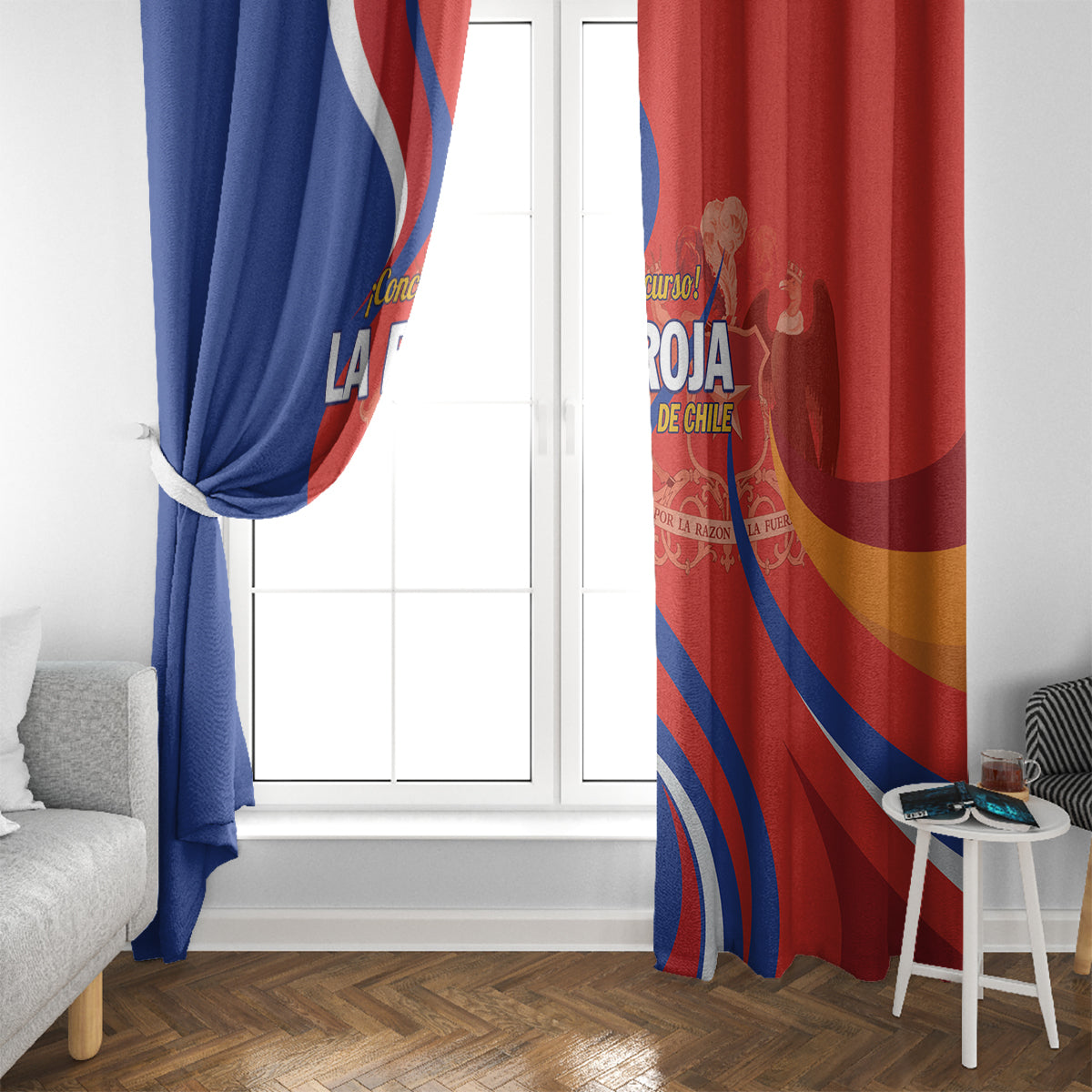Chile 2024 Football Window Curtain Concurso La Roja - Wonder Print Shop