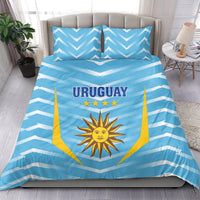 Uruguay 2024 Football Bedding Set Come On La Celeste - Wonder Print Shop