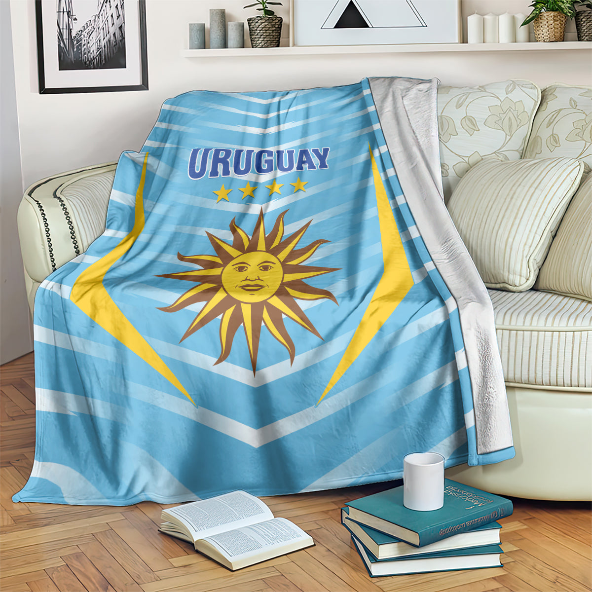 Uruguay 2024 Football Blanket Come On La Celeste