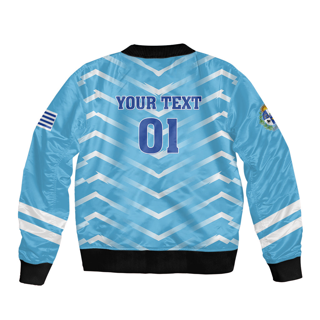 Personalized Uruguay 2024 Football Bomber Jacket Come On La Celeste - Wonder Print Shop