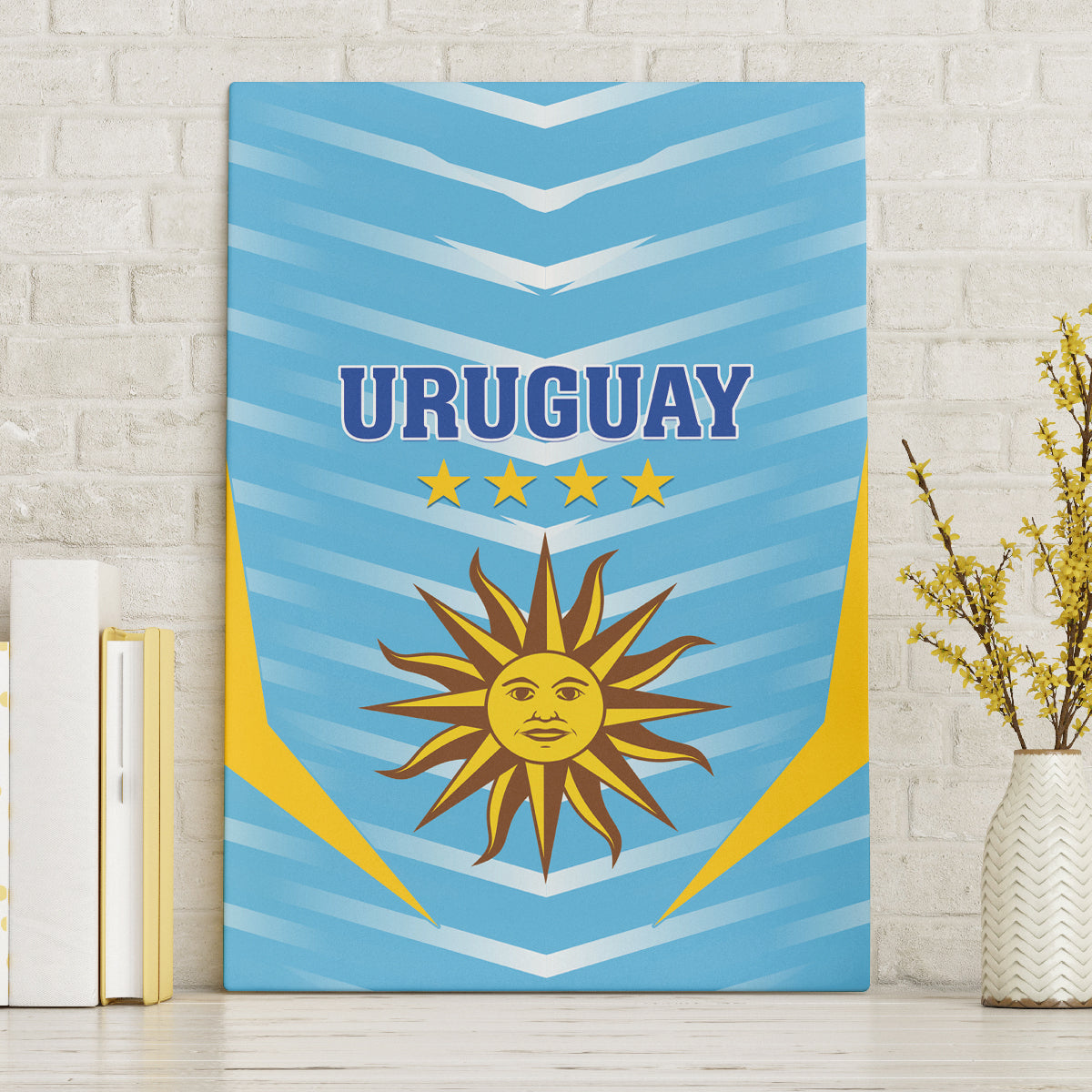 Uruguay 2024 Football Canvas Wall Art Come On La Celeste