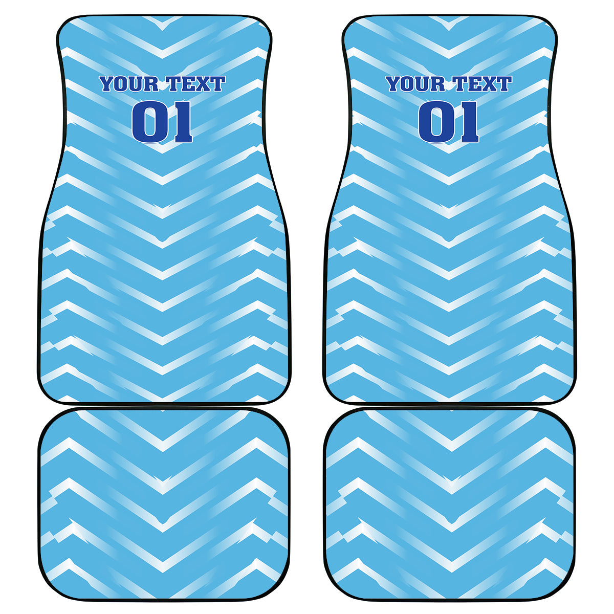 Uruguay 2024 Football Car Mats Come On La Celeste - Wonder Print Shop